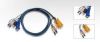 ATEN 2L-5303U :: KVM Cable, HD15 M + USB type A M + 2 Audio Plugs >> SHDB15 M + 2 Audio Plugs, 3.0 m