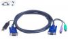 ATEN 2L-5502UP :: KVM Cable, HD15 F + 2x PS2 M >> HD15 M + USB type A M, 1.8 m