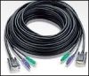 ATEN 2L-1020P/C :: KVM Cable, HD15 M + 2x PS2 M >> HD15 F + 2x PS2 M, 20.0 m