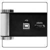 Raidsonic IB-550StUS2-B-BL :: Aluminium combo-case in black 5.25 / 3.5" SATA CD/DVD/HDD,  USB 2.0 & eSATA interface