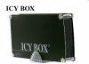ICYBOX IB-351AStU-B :: Външна комбинирана кутия за 3.5" SATA/IDE HDD, алуминиева, USB 2.0 интерфейс