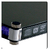 ICYBOX IB-540U-B-BL :: Case for slimline & slot-in CD/DVD drives, latheral blue lighting, USB 2.0 interface