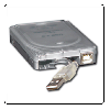 Raidsonic IB-801 :: Mobile Multi-Cardreader, 3.5" docking station & USB connector,  internal USB 2.0 interface, silver