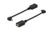 ASSMANN AK-300313-002-S :: USB adapter cable, OTG, micro B/M - A/F